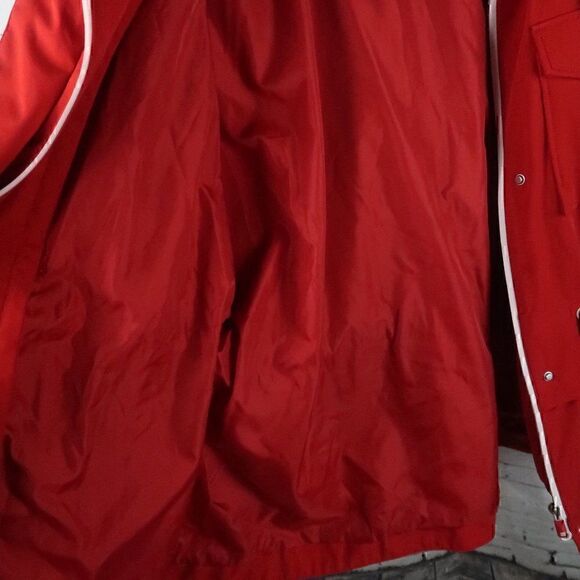 BOSIDENG RED HOODED WINTER SKI SNOW ALL WEATHER JACKET SIZE LARGE - Picture 12 of 16